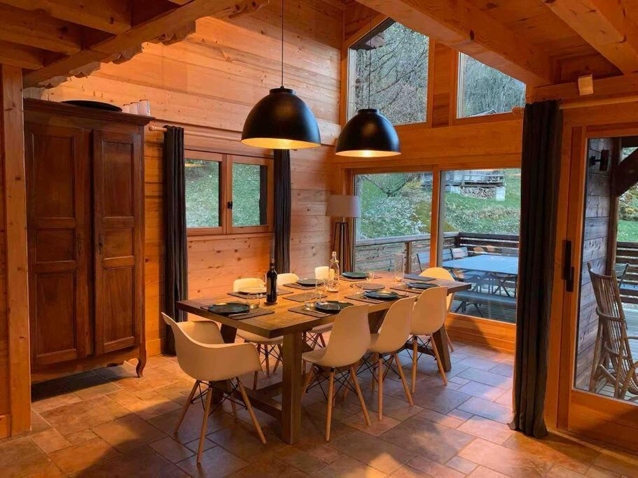 Superbe Chalet Les Contamines-Montjoie Exteriör bild