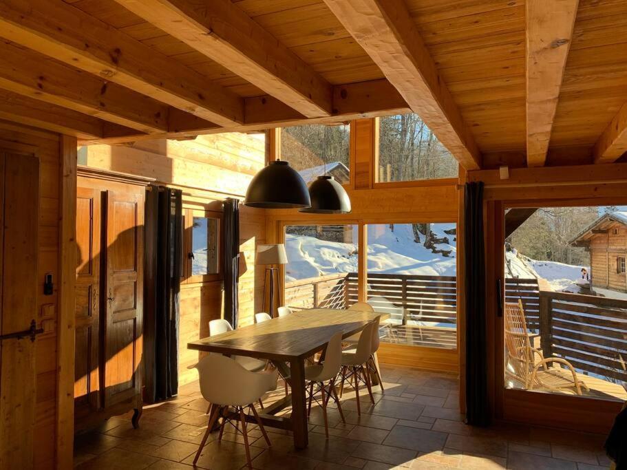 Superbe Chalet Les Contamines-Montjoie Exteriör bild